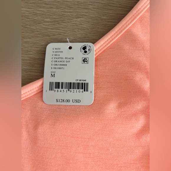 Free people movement show out romper size m pastel peach NWT - Picture 3 of 11